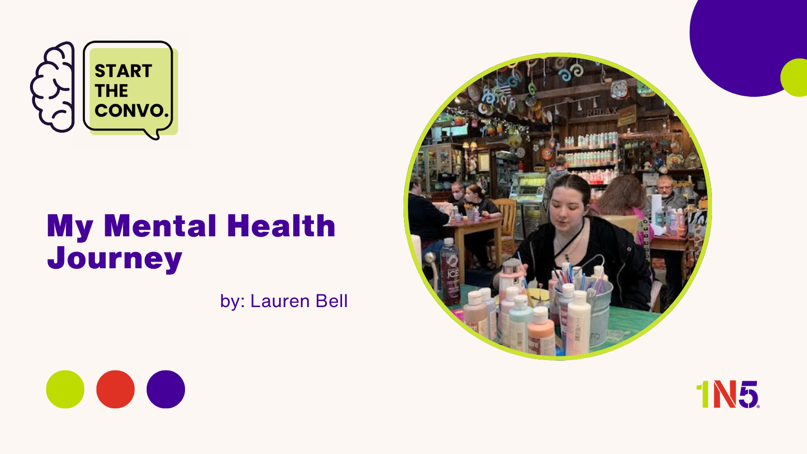 My Mental Health Journey 1N5